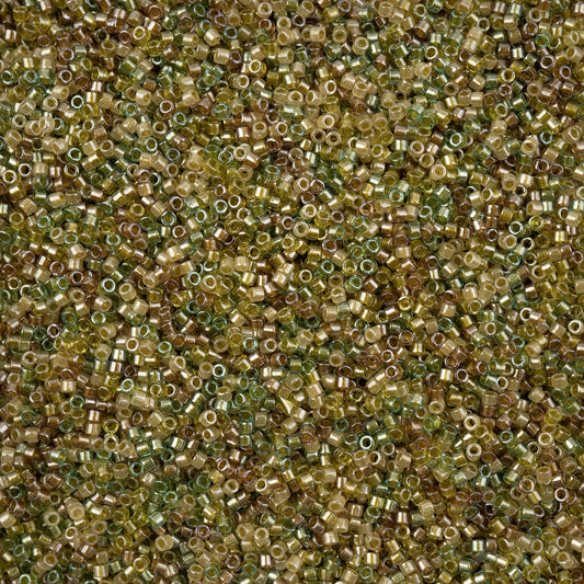Miyuki Delica John Bead 11/0 5.2g Vial Spring Field Greens C/L Mix 0989V