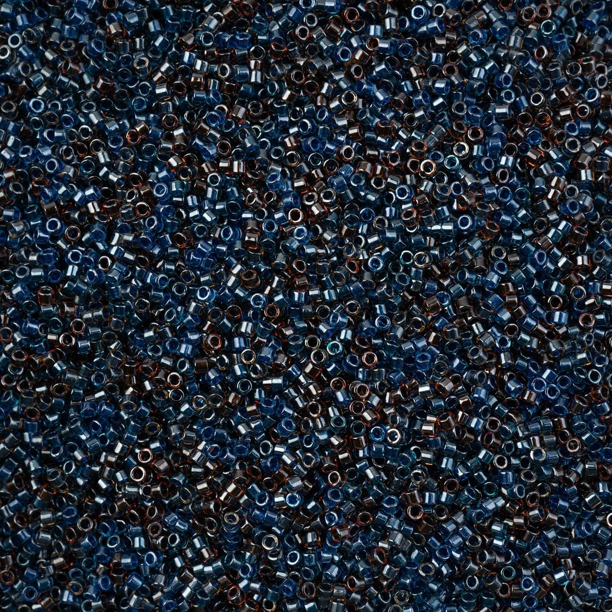 Miyuki Delica Size 11/0 Seed Beads – Sparkling Sapphire C/L Mix – 5.2g Vial | The Pink Bead Shop Canada
