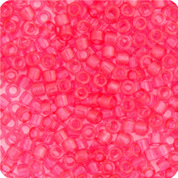 Miyuki Delica 11/0 5.2g Vial Pink Bubble Gum Transparent Dyed 1308V