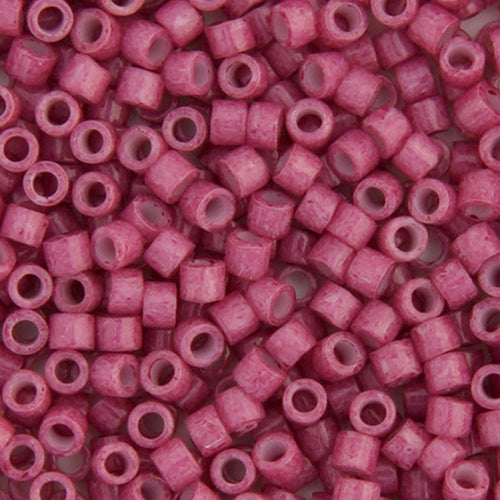 Miyuki Delica 11/0 5.2g Vial Antique Rose Opaque Dyed