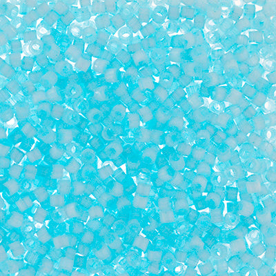 Miyuki Delica 11/0 5.2g Vial Frozen Blue Silk Inside Dyed 1859V