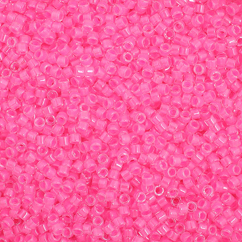 Miyuki Delica 11/0 5.2g Vial Light Pink Luminous Neon Color 2036V
