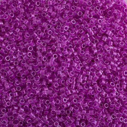 Miyuki Delica 11/0 5.2g Vial Plum Crazy Luminous Neon Color 2038V