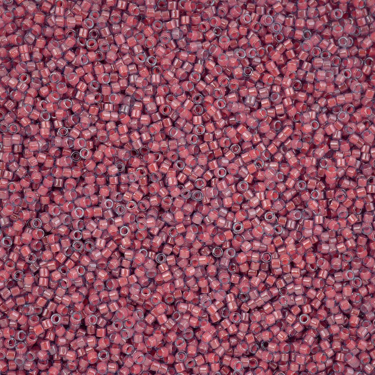 Miyuki Delica Size 11/0 Seed Beads – Pink Taffy Luminous – 5.2g Vial | The Pink Bead Shop Canada
