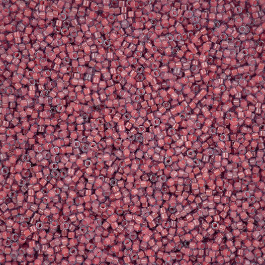 Miyuki Delica Size 11/0 Seed Beads – Pink Taffy Luminous – 5.2g Vial | The Pink Bead Shop Canada