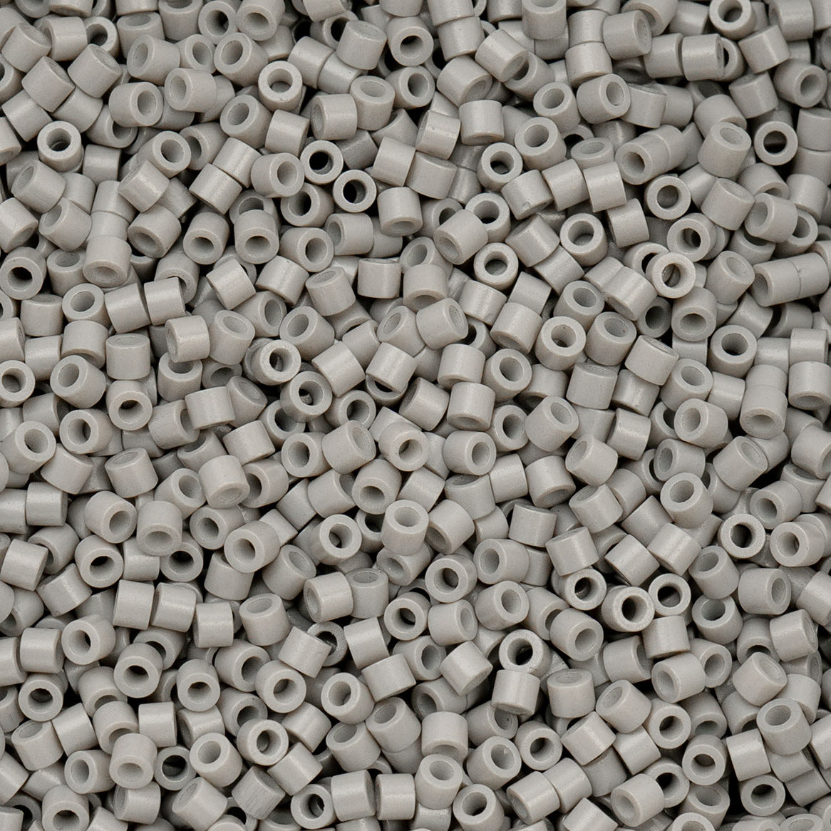 Cylin Bead 11/0 Opaque Dove Grey Seed Beads – 25g Bag | The Pink Bead Shop Canada