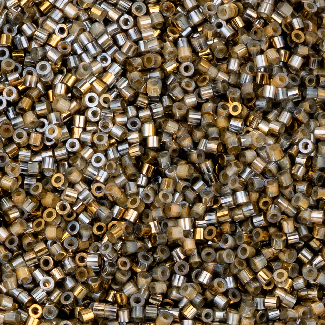 Cylin Bead 11/0 Gilded Halo Champagne Seed Beads – 25g Bag | The Pink Bead Shop Canada