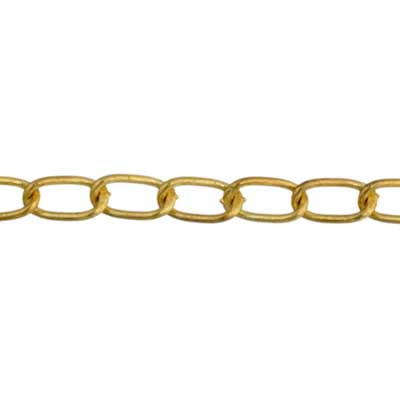CHAIN BRASS LEAD AND NICKEL FREE 7x4mm 5 Meter