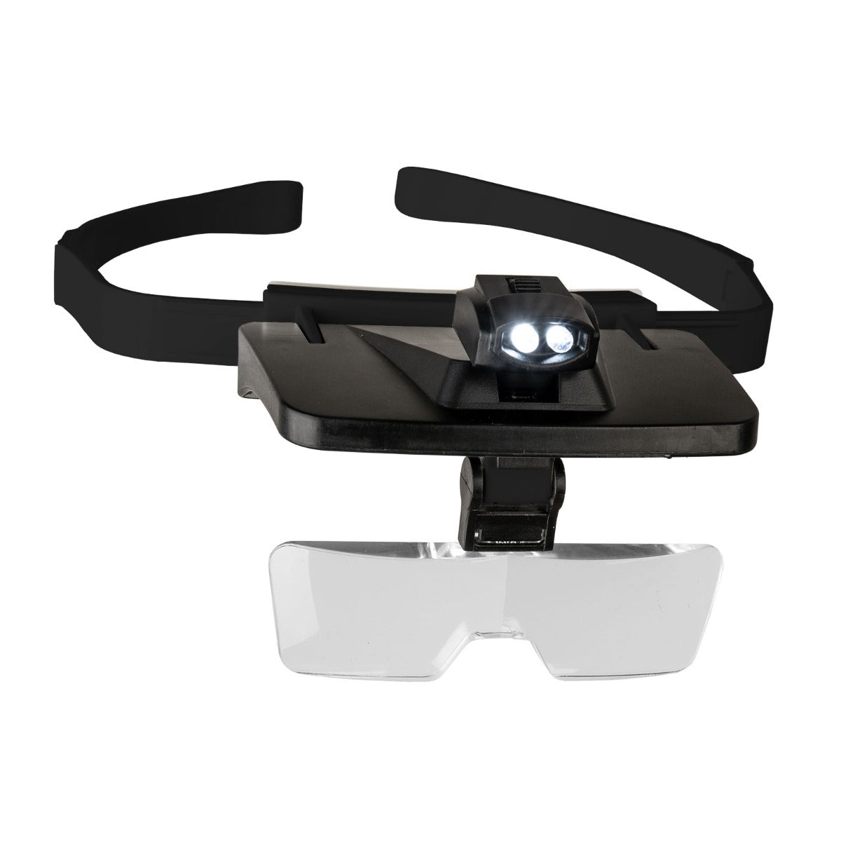 Head Mounted Magnifier With LED Lights 1.0X / 1.5X / 2.0X / 2.5X / 3.5X | The Pink Bead Shop Canada
