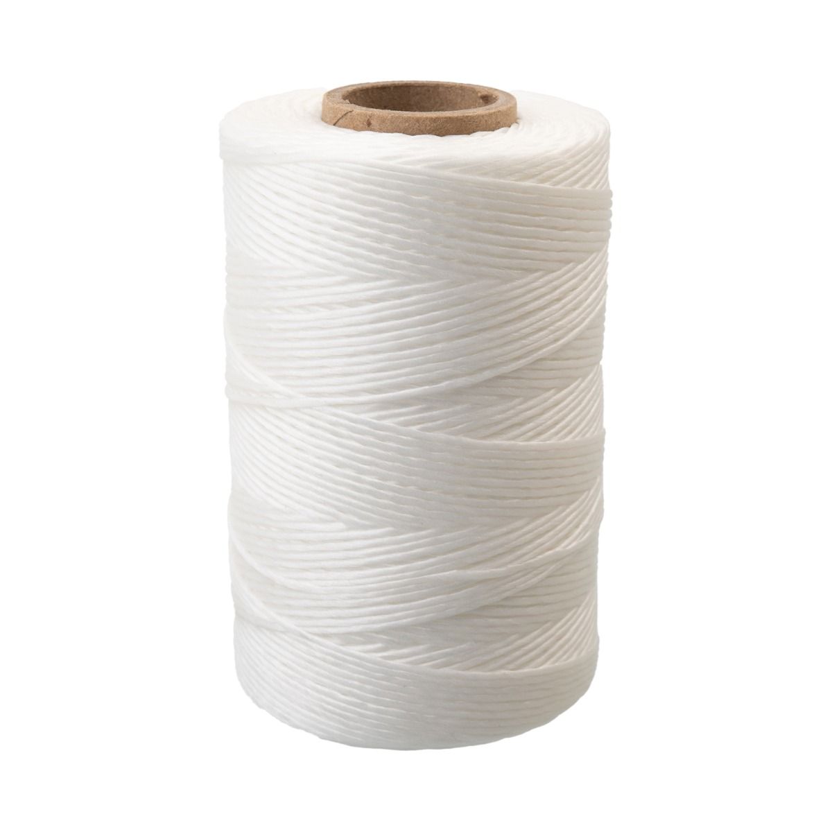 Gudebrod Round Sinew 8oz White 825ft (275yd) Spool | The Pink Bead Shop Canada