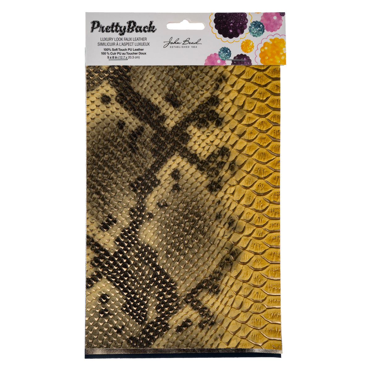 Animal Print Faux Leather Sheets – 5x8 Inch – 3 Pack | The Pink Bead Shop Canada