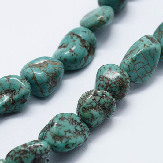 Magnesite Nuggets Bead Strands