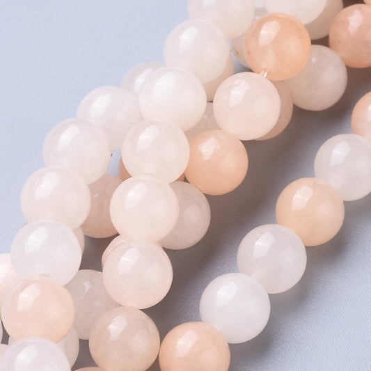 Natural Pink Aventurine Beads Strand, Round, 8mm