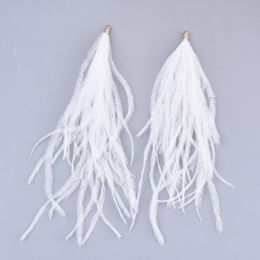 Feather Tassel Pendants 2 Pack