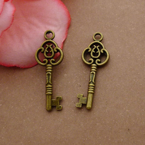 Skeleton Key Antique Bronze 5pcs