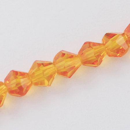 Imitation Austrian Crystal 5301 Bicone Beads, Faceted Glass Beads Strands