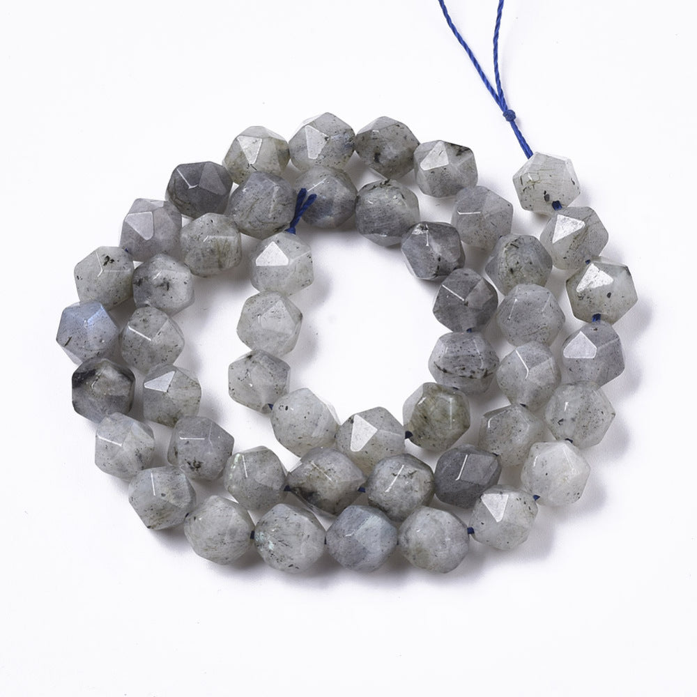 Labradorite Star Cut Bead Strands