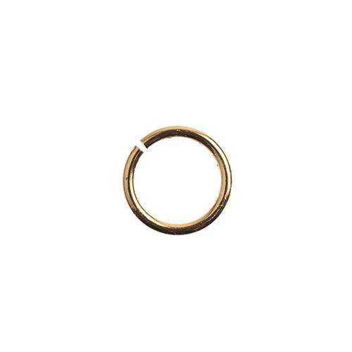 18K Gold Plated Open Jump Rings – 6mm – 105 Pieces | The Pink Bead Shop Canada