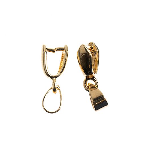 18K Gold Plated Pin Bails – 6x16mm – 5 Pack | The Pink Bead Shop Canada