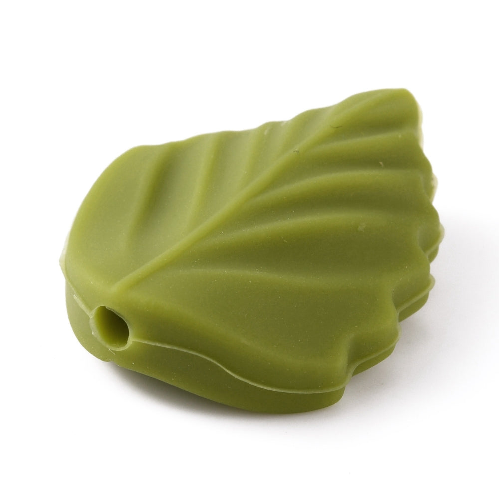 Leaf Silicone Beads