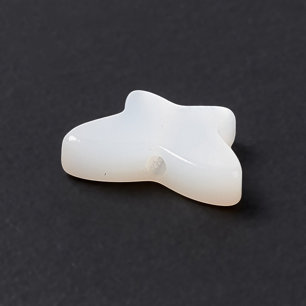 Natural White Shell Butterfly Beads 6x9mm – 2 Pack| The Pink Bead Shop Canada
