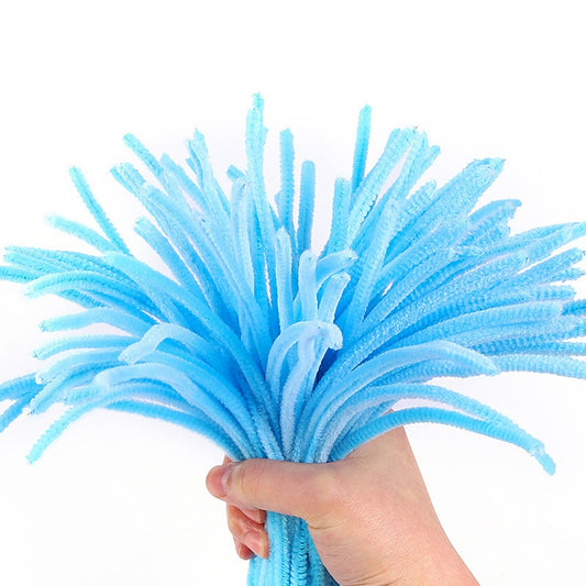 Deep Sky Blue Pipe Cleaners | 100 Pack | The Pink Bead Shop Canada