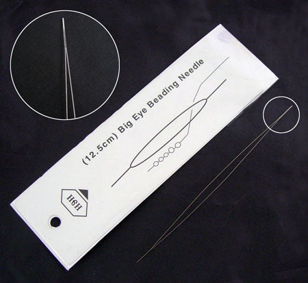 Big Eye Beading Needles – 100mm (Flexible Collapsible) | The Pink Bead Shop Canada