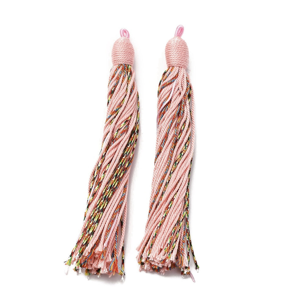 Long Cotton Tassels – Assorted Colours (130mm) The Pink Bead Shop