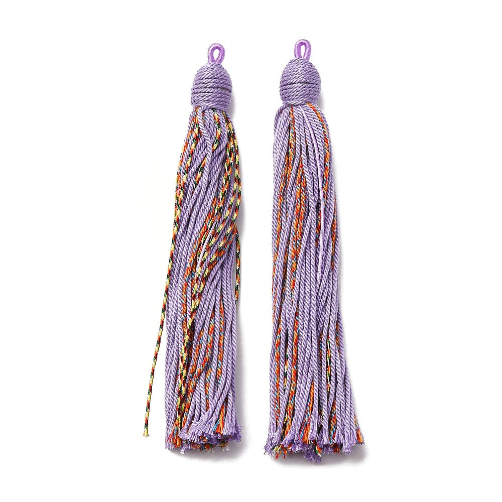 Long Cotton Tassels – Assorted Colours (130mm) The Pink Bead Shop