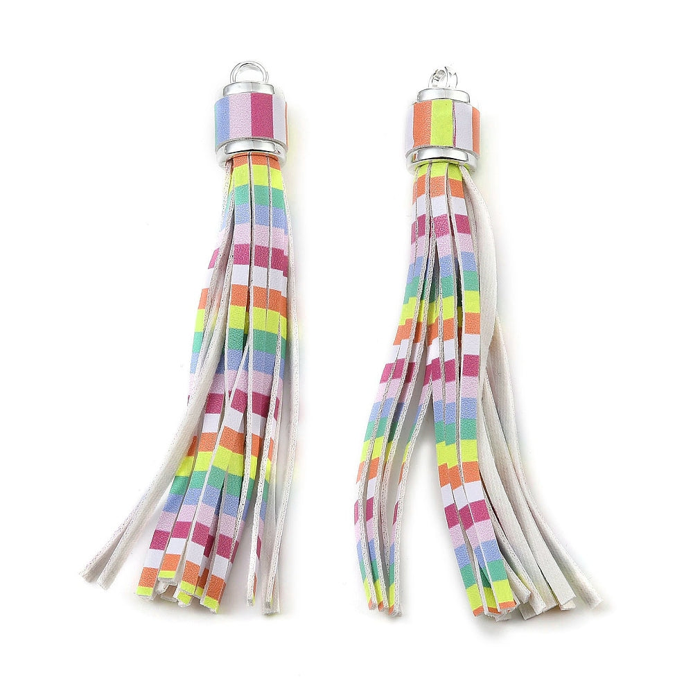 PU Leather Tassel Pendant