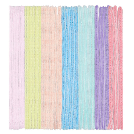 Pastel Mixed Pipe Cleaners | 100 Pack | The Pink Bead Shop Canada