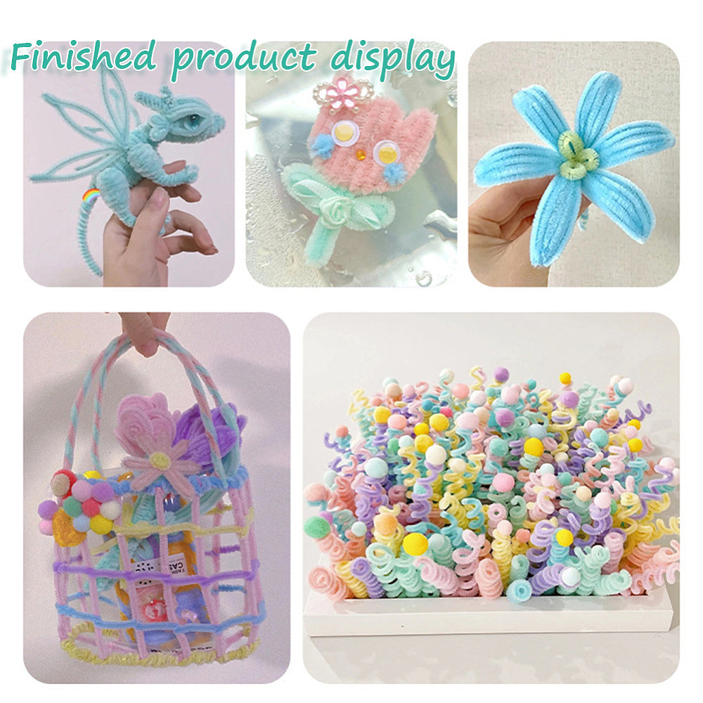 Pastel Mixed Pipe Cleaners | 100 Pack | The Pink Bead Shop Canada