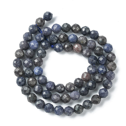 Sapphire Beads Natura – 5–5.5mm Faceted Round (Approx. 68–69pcs/Strand)