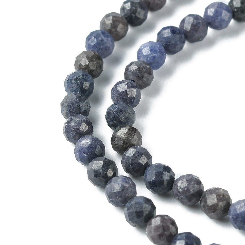 Sapphire Beads Natura – 5–5.5mm Faceted Round (Approx. 68–69pcs/Strand)