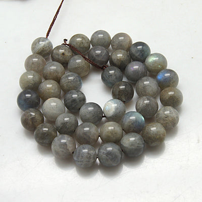Labradorite Natural Round Gemstone Beads – 6mm | The Pink Bead Shop Canada