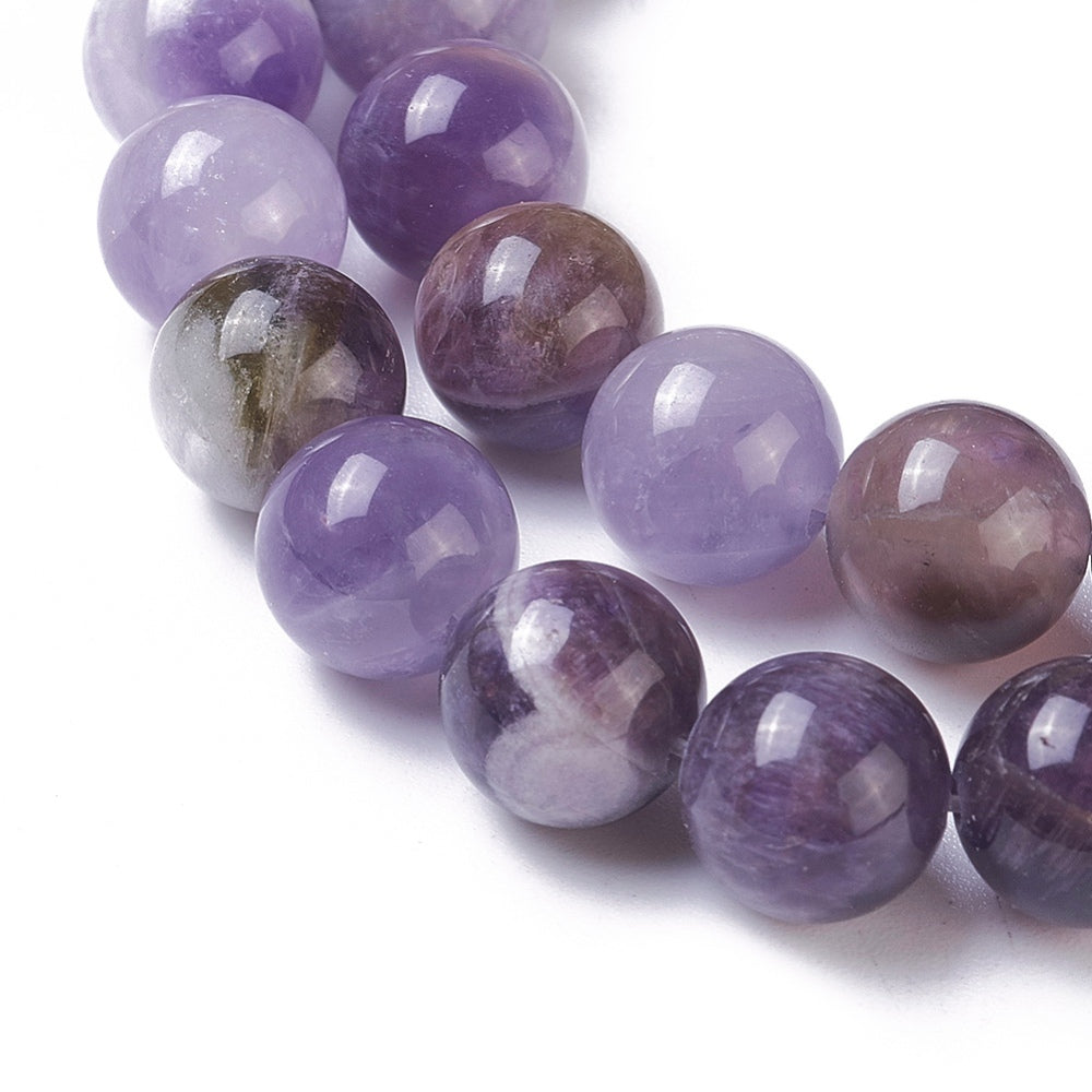 Chevron Amethyst Beads 10mm | The Pink Bead Shop Canada