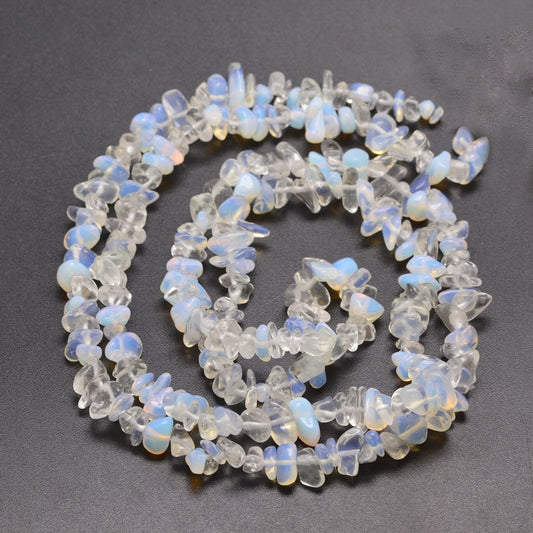 Opalite Chip Bead Strand – 5–8mm | The Pink Bead Shop Canada