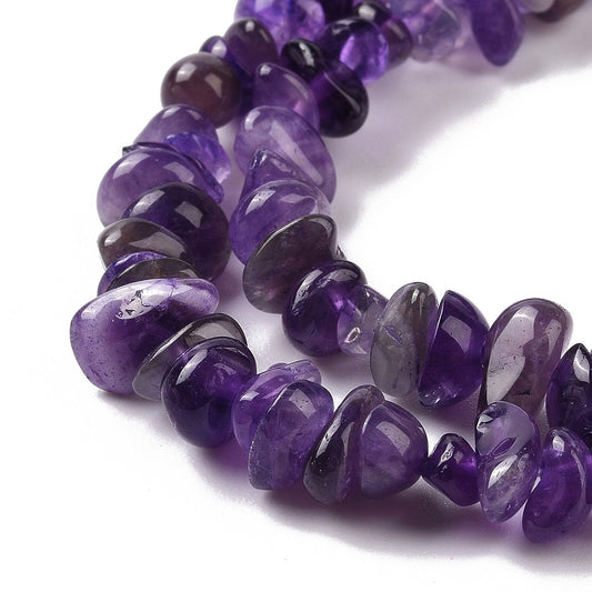 Amethyst Chip Bead Strand – 5–8mm | The Pink Bead Shop Canada
