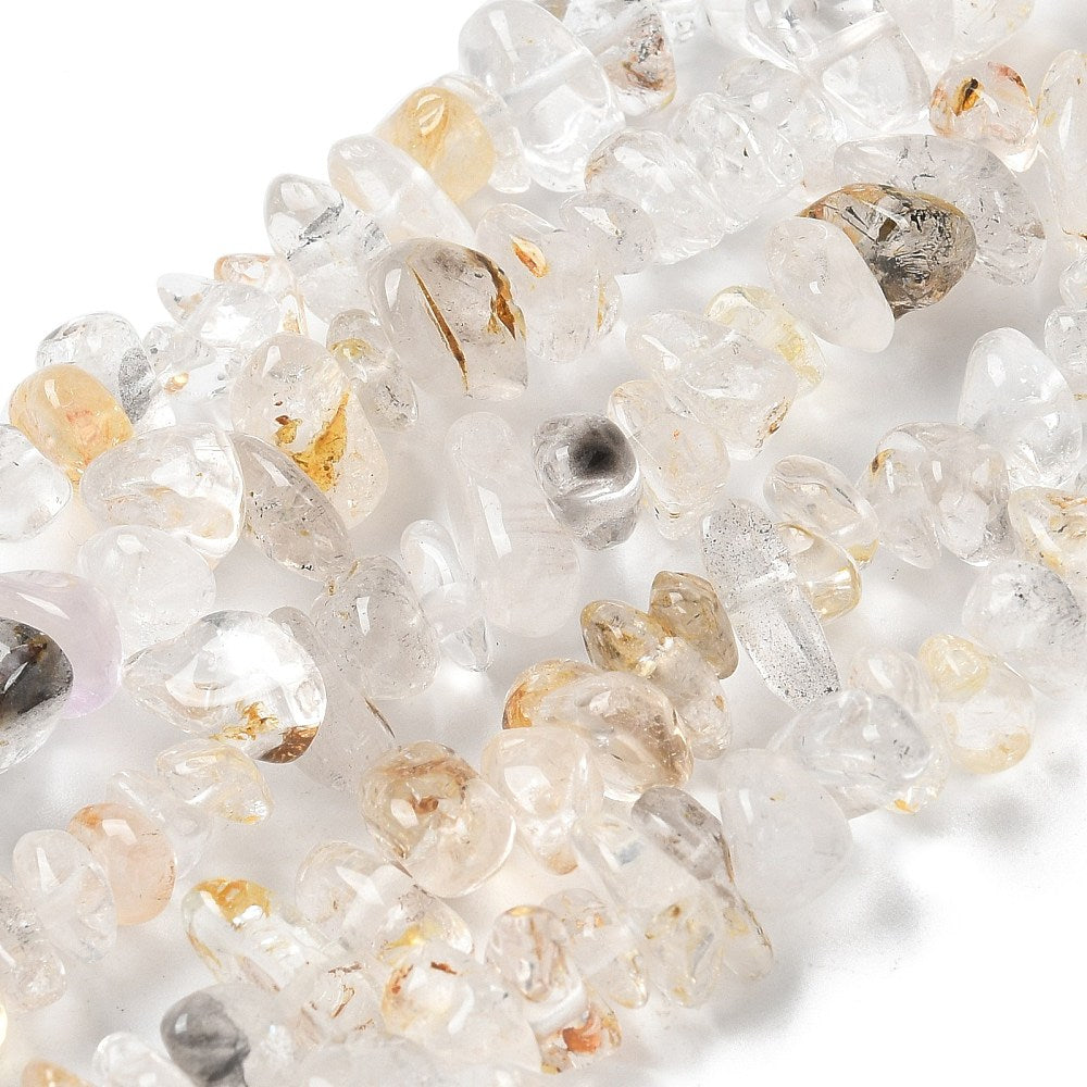 Herkimer Diamond Chip Beads – 5–8mm | The Pink Bead Shop Canada