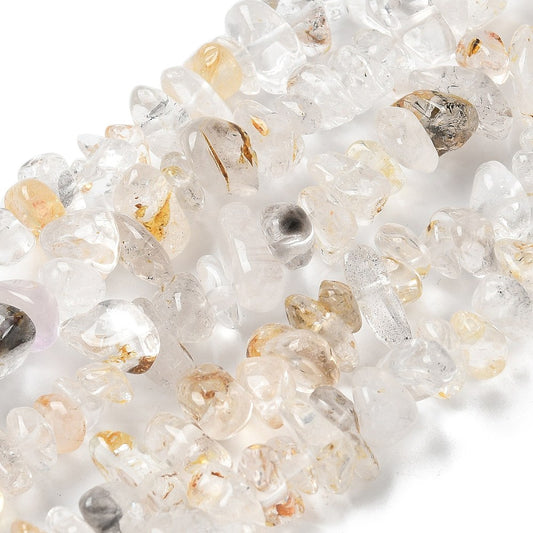 Herkimer Diamond Chip Beads – 5–8mm | The Pink Bead Shop Canada