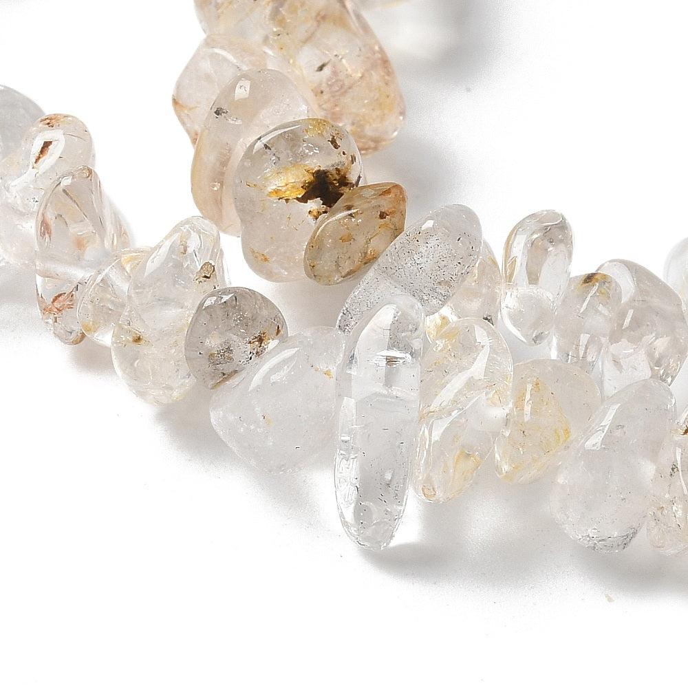 Herkimer Diamond Chip Beads – 5–8mm | The Pink Bead Shop Canada