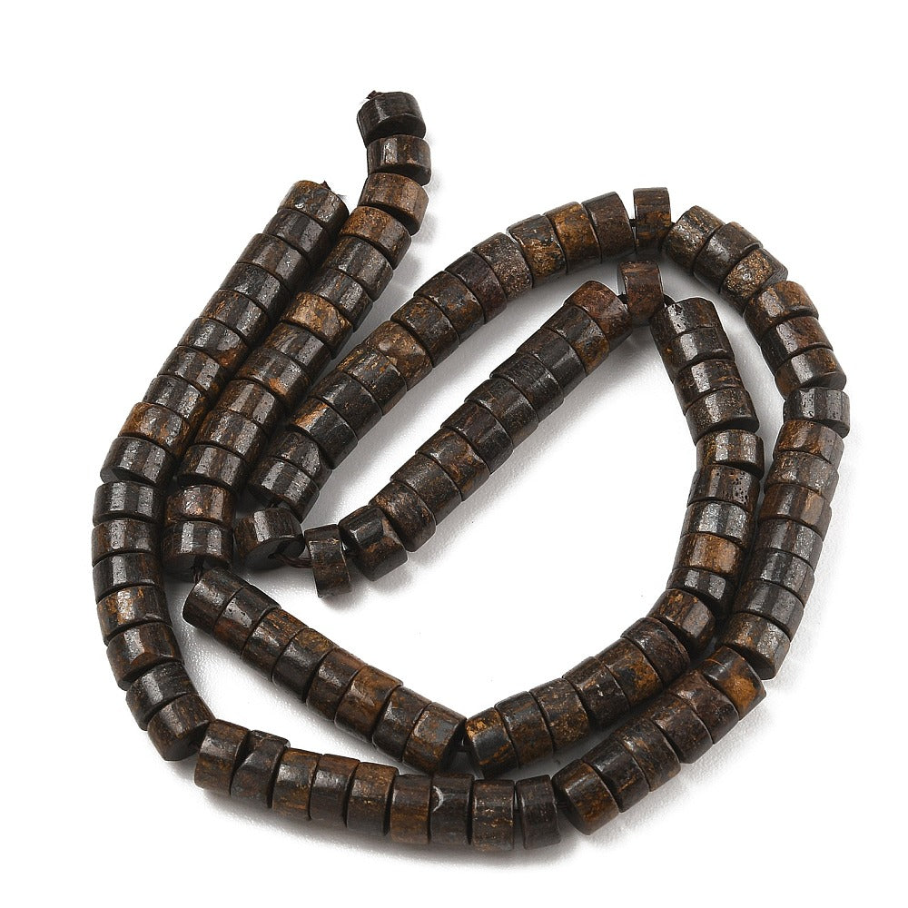Bronzite Heishi Disc Beads 6mm | The Pink Bead Shop Canada