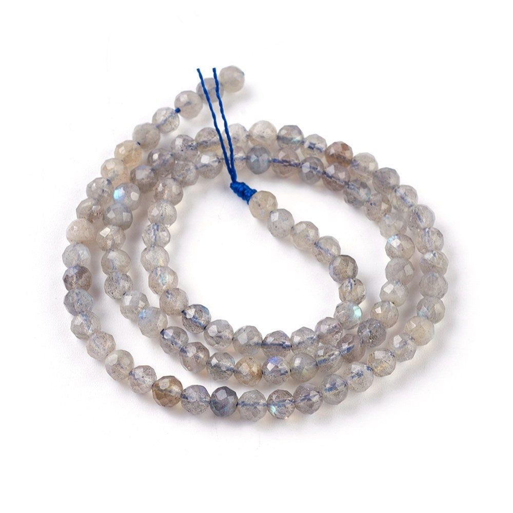 Labradorite Faceted Beads 4mm | The Pink Bead Shop Canada