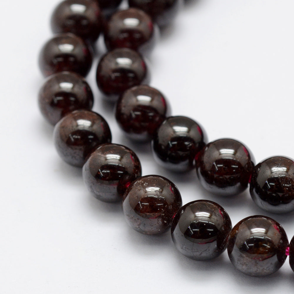 Garnet Beads Natural 6–7mm | The Pink Bead Shop Canada