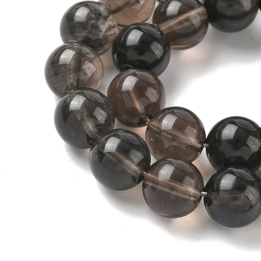 Natural Ice Obsidian Beads | Round Gemstone Strands 6mm, 8mm & 10mm | The Pink Bead Shop Canada