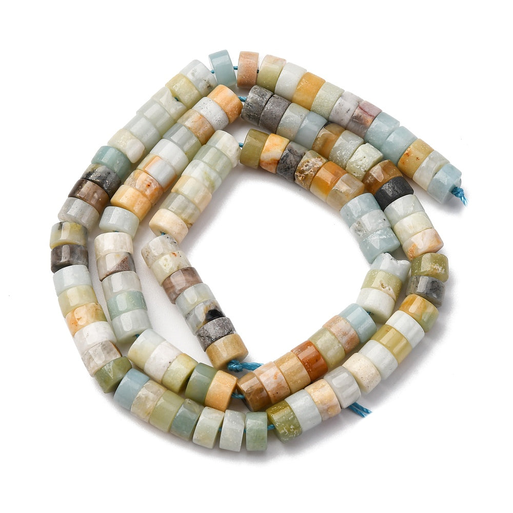 Flower Amazonite 6mm Disc Heishi Beads for Jewelry Making | Canada