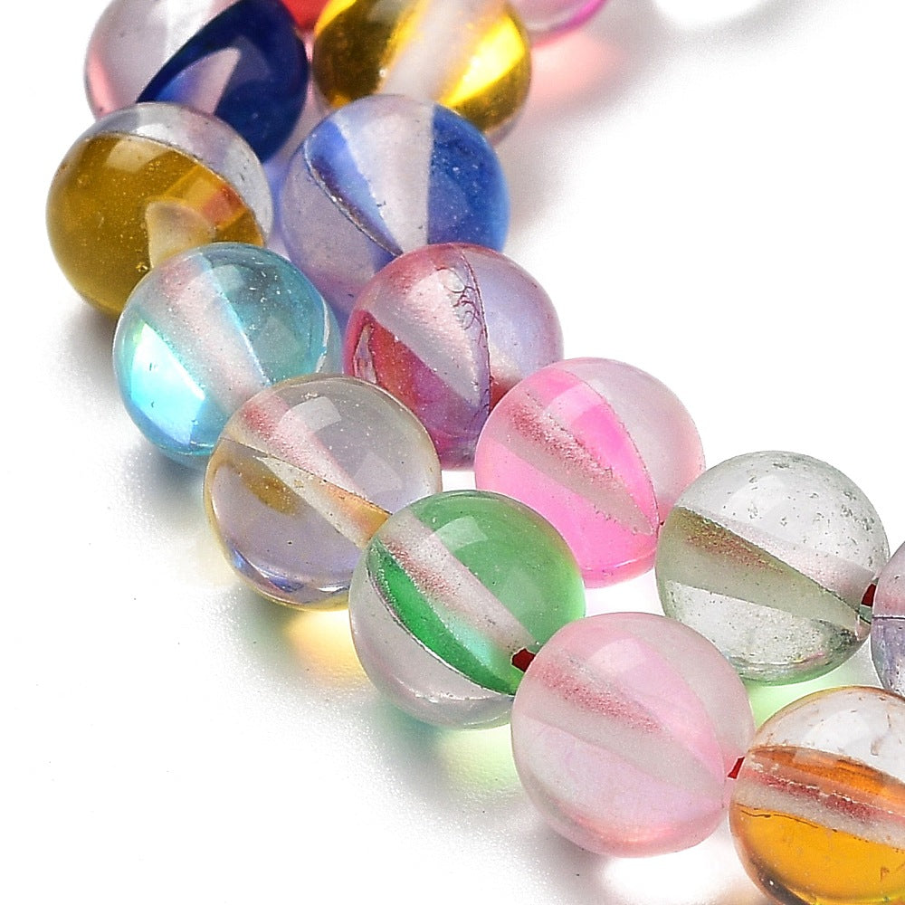 6mm Colourful Transparent Glass Beads | The Pink Bead Shop Canada