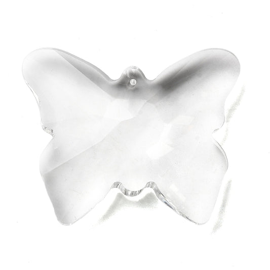 Crystal Butterfly Hanging Pendants | Faceted Glass Butterfly Charms | The Pink Bead Shop Canada