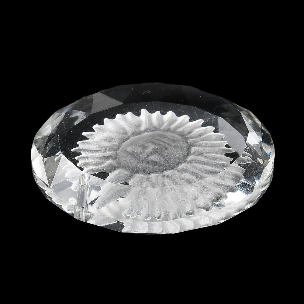 Crystal Sun Suncatcher Pendants | Faceted Round Glass Charms | The Pink Bead Shop Canada