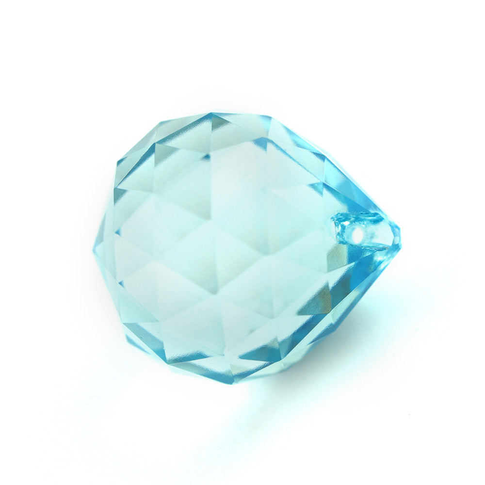 30mm Faceted K9 Crystal Teardrop Pendant – Assorted Colours | The Pink Bead Shop Canada